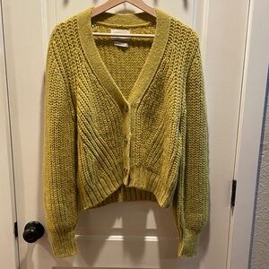 Eleven Six Sara Cardi alpaca chunky knit sweater